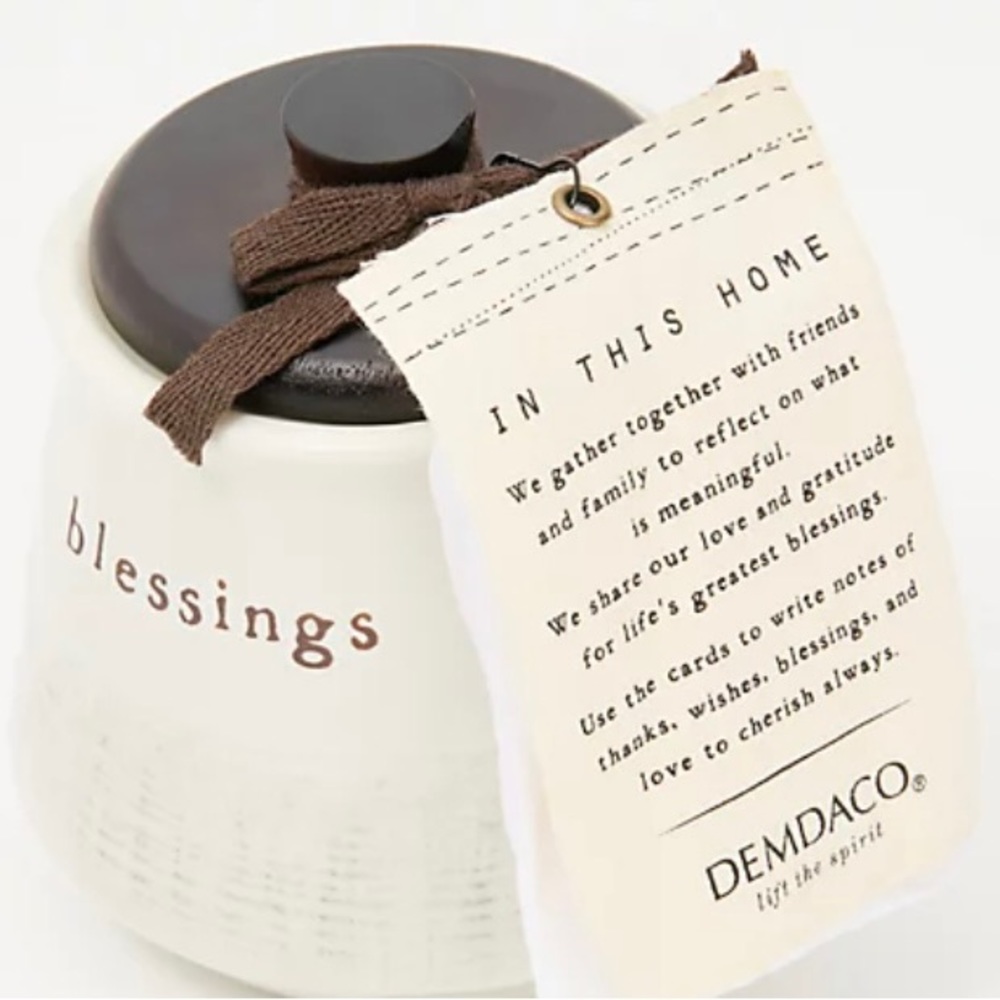 NWT Demdaco wishes jar